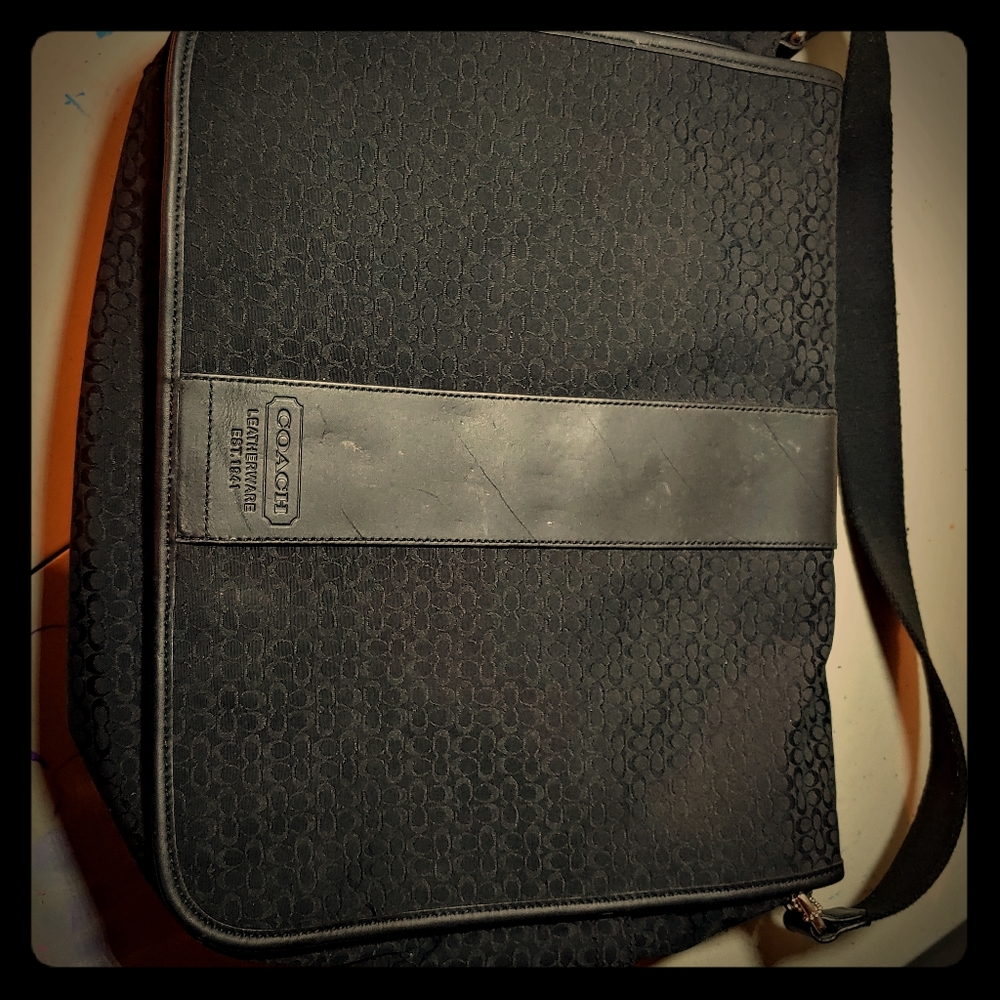 Used coach laptop bag